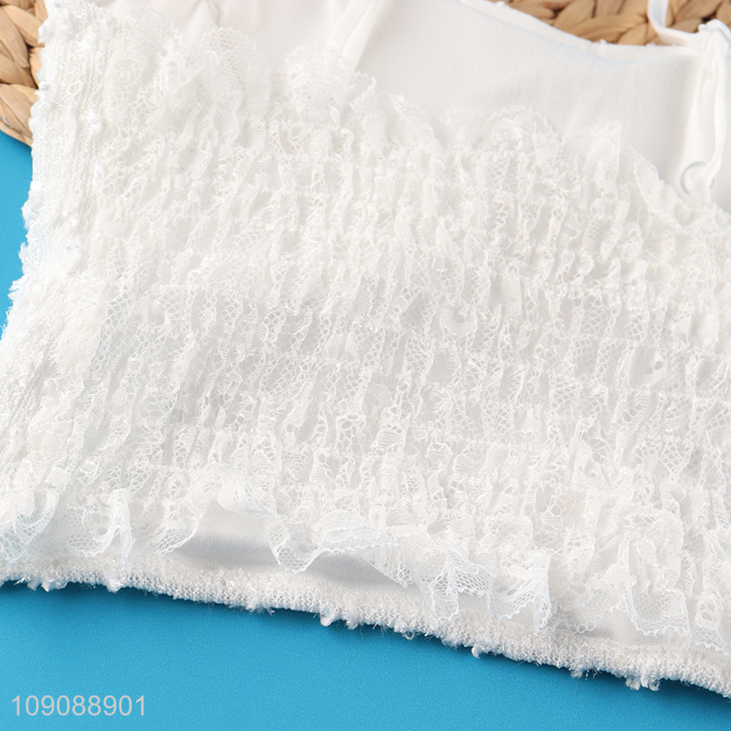 High Quality Women's Strap Crop Top Cami Bra Corset Crop Top