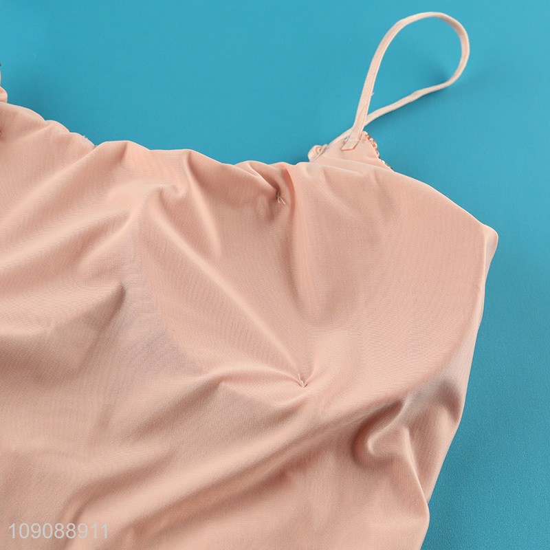 Hot Selling Women's Strap Crop Top Cami Bra Push Up Bustier Top