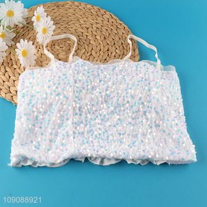 New Arrival Women's Crop Top Adjustable Strap Crop Tank Top