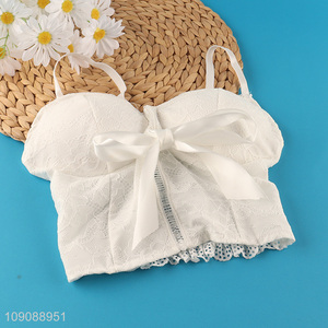 Factory Supply Women's Strap Crop Top Cami Bra Corset Crop Top