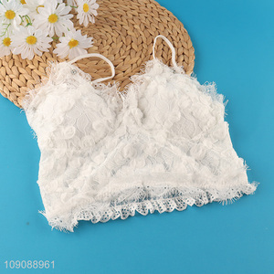 New Product Women's Strap Crop Top Cami Bra Push Up Bustier Top