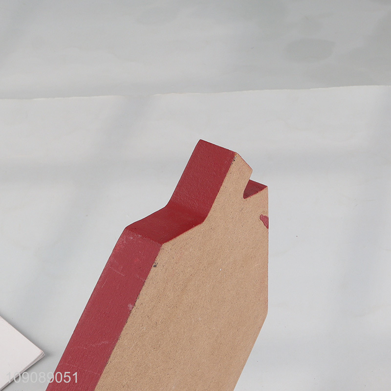 Good quality house shape wooden crafts wall decor home decor for sale