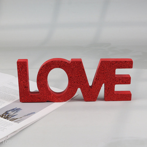 Top quality love letter desktop <em>decoration</em> wooden <em>crafts</em> Valentine's Day <em>decoration</em>