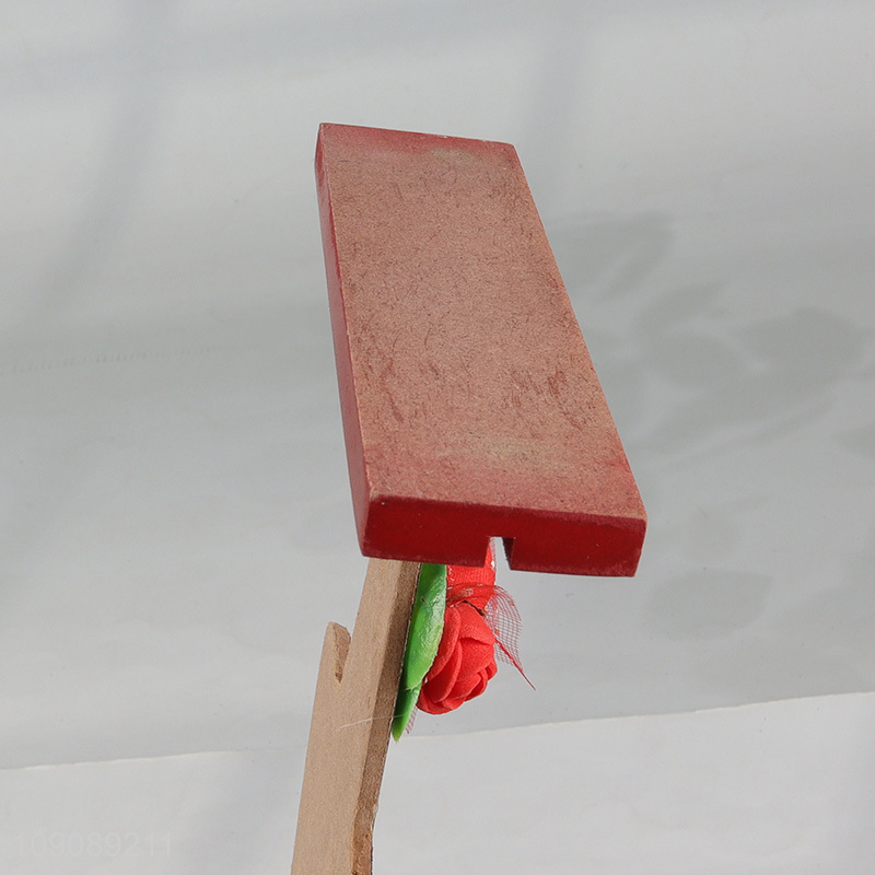 China supplier girls princess desktop ornament holiday home decor wooden crafts