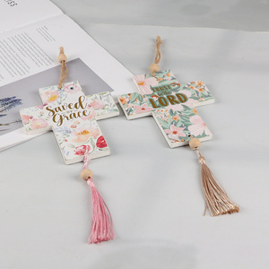 Top products multicolor wooden crafts hanging ornament for sale