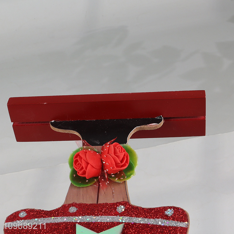 China supplier girls princess desktop ornament holiday home decor wooden crafts