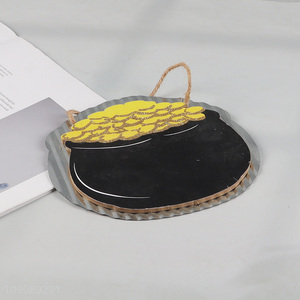 Yiwu market honey jar shape wooden crafts hanging ornament for decoration