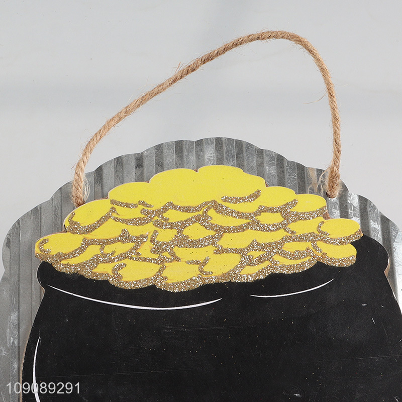 Yiwu market honey jar shape wooden crafts hanging ornament for decoration