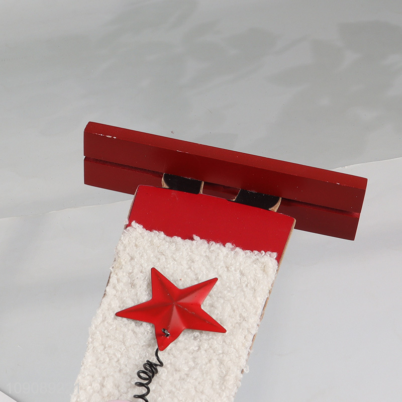 Top quality angle wooden crafts holiday home decor desktop decor ornament