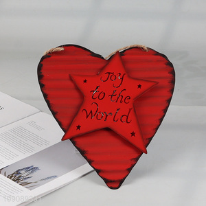 Good price joy to the world crafts holiday hanging ornament with lights