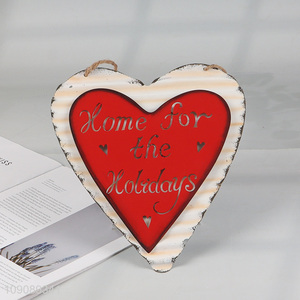 New arrival heart shape home decor wall decor holiday hanging ornament for sale