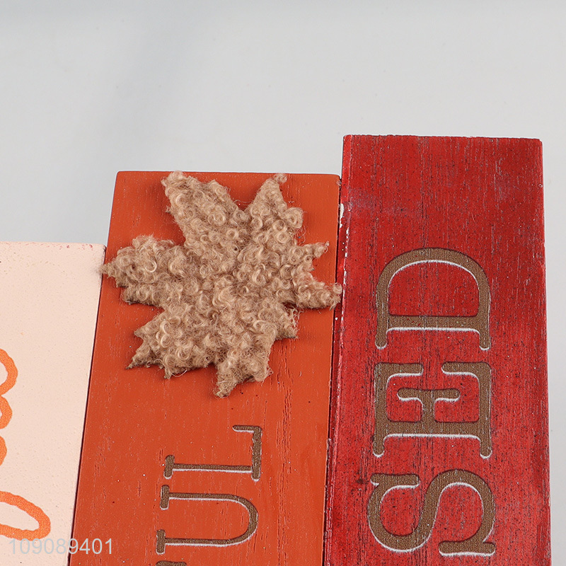 China wholesale home decor desktop ornament Thanksgiving Day ornament for decor