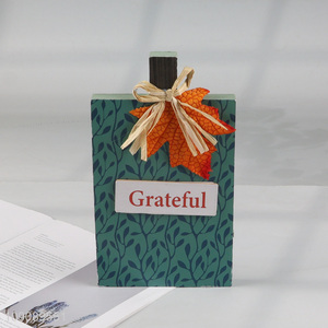 Low price wooden crafts Thanksgiving Day holiday decoration for sale