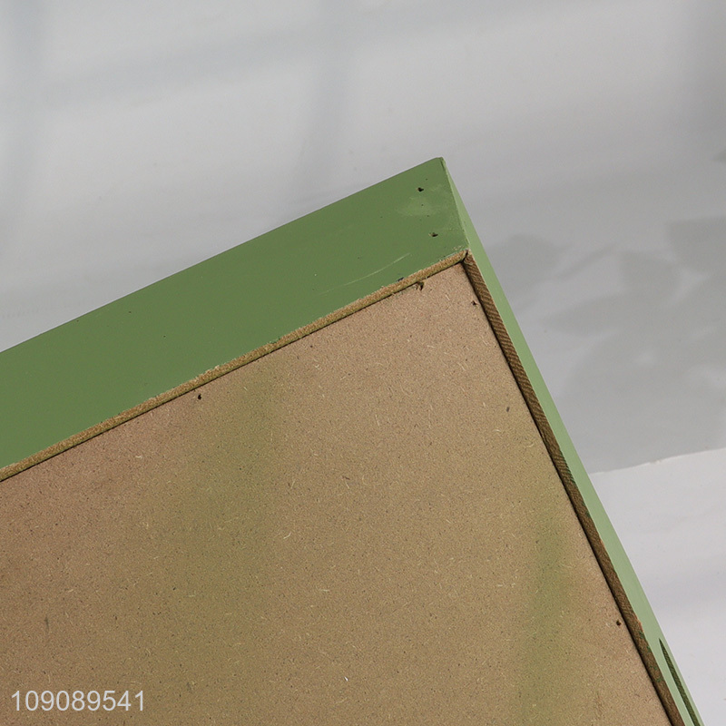 Yiwu market wooden Harvest Festival series storage tray with handle