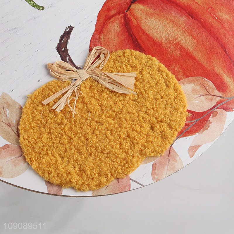 Best selling round Thanksgiving Day holiday hanging ornament for decoration