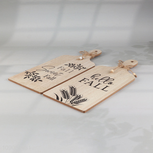 Top selling Harvest Festival wooden crafts holiday hanging ornament wholesale