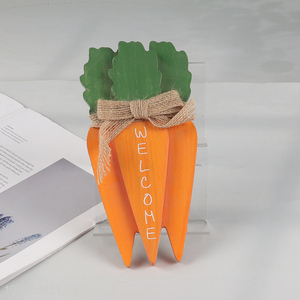 Low price carrot shape welcome home Easter decoration ornament for sale