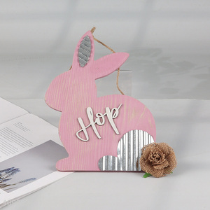 Latest design rabbit shape Easter decoration holiday hanging ornament