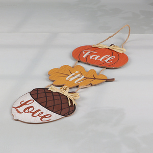 China factory home decor wooden crafts Harvest Festival hanging ornament