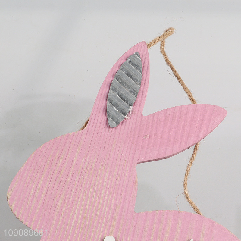Latest design rabbit shape Easter decoration holiday hanging ornament