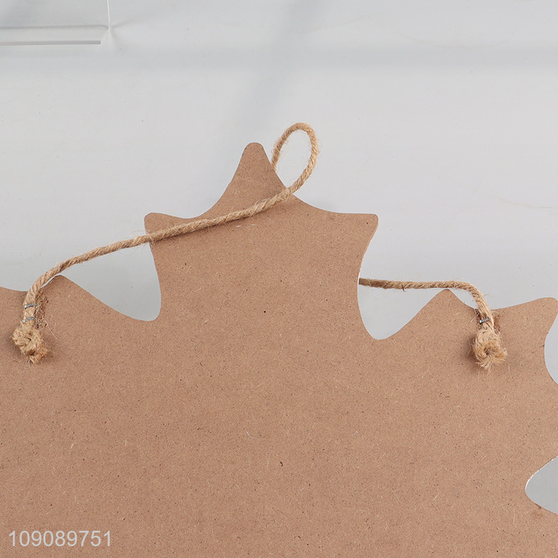 Low price leaves shape Thanksgiving Day holiday hanging ornament decoration