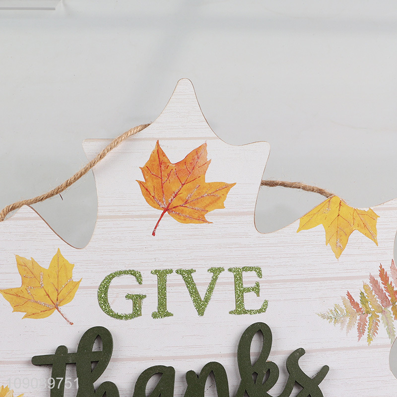 Low price leaves shape Thanksgiving Day holiday hanging ornament decoration