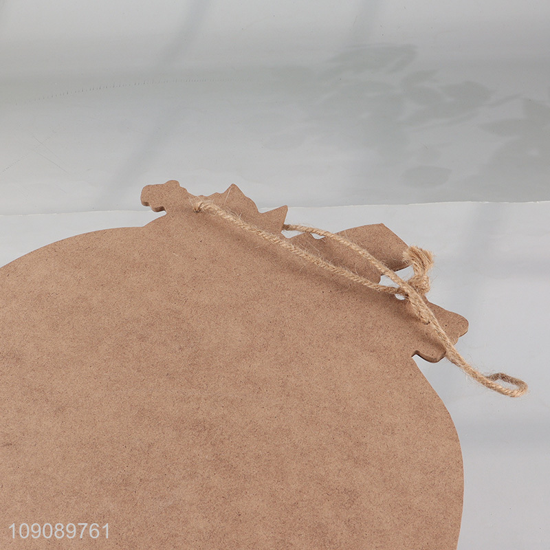 Popular products pumpkin shape wooden Thanksgiving Day hanging ornament decoration