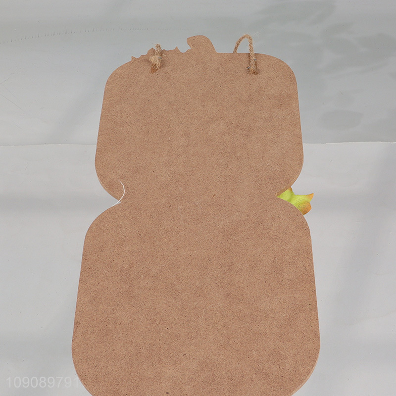 Factory direct sale wooden crafts Harvest Festival hanging ornament for home