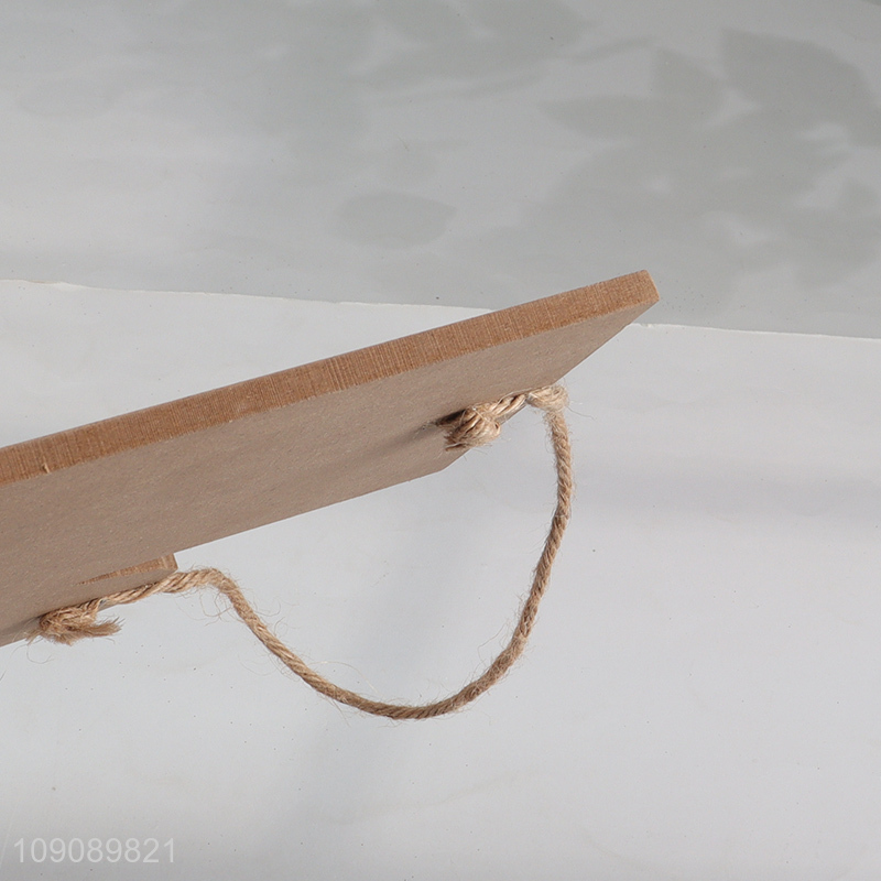 Online wholesale wooden crafts welcome holiday hanging ornament for decoration