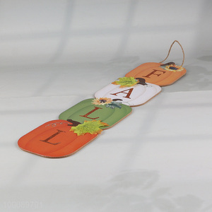 Factory direct sale wooden crafts Harvest Festival hanging ornament for home