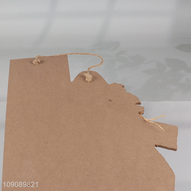 Online wholesale wooden crafts welcome holiday hanging ornament for decoration