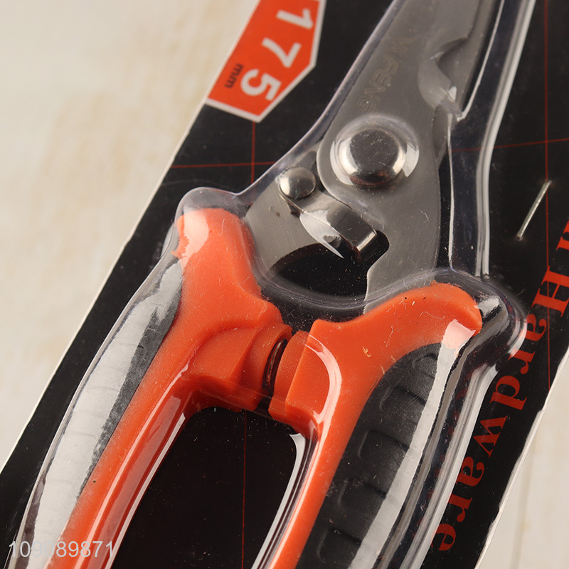 China Imports 7 Inch Heavy Duty Steel Pruning Shears Garden Clippers