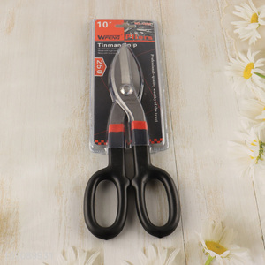 Factory Price 10 Inch Tinman Style Tin Snipp Shears Heavy Duty Metal Cutter