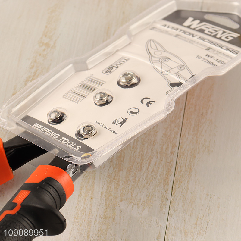 Good Quality 10 Inch Aviation Scissors Snip Heavy Duty for Cutting Aluminum