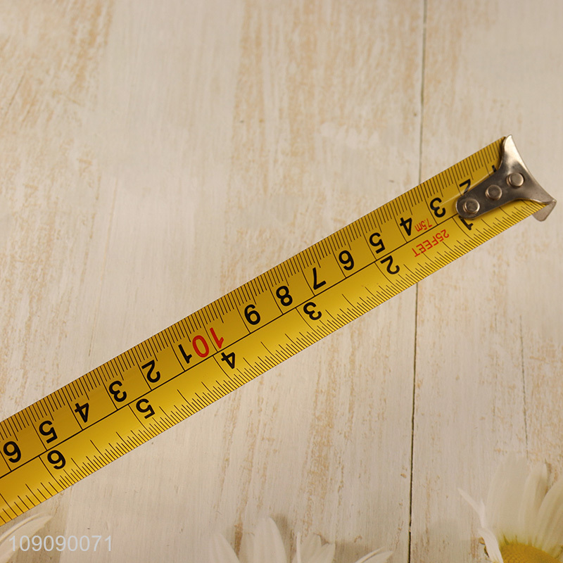 Factory Direct Sale 7.5M*25Mm Steel Tape Measure Durable Measuring Tools