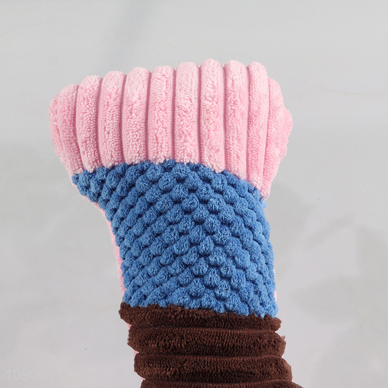 China factory bone shape bite-resistant pet plush chew toys