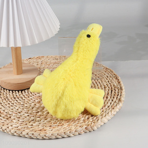 Most popular duck shape pet chew toys squeaky toys interactive toys