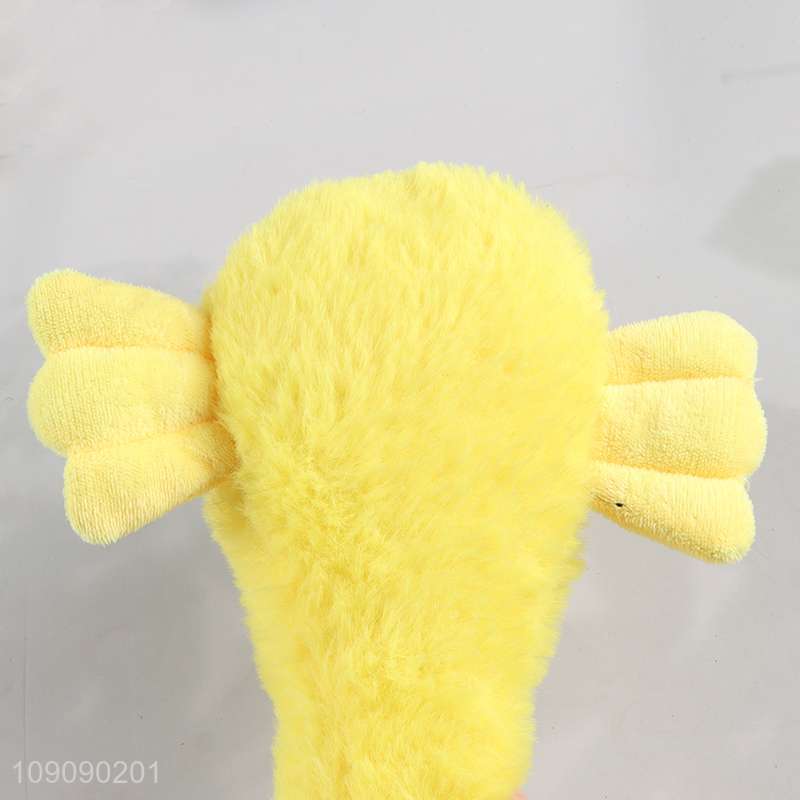 Most popular duck shape pet chew toys squeaky toys interactive toys