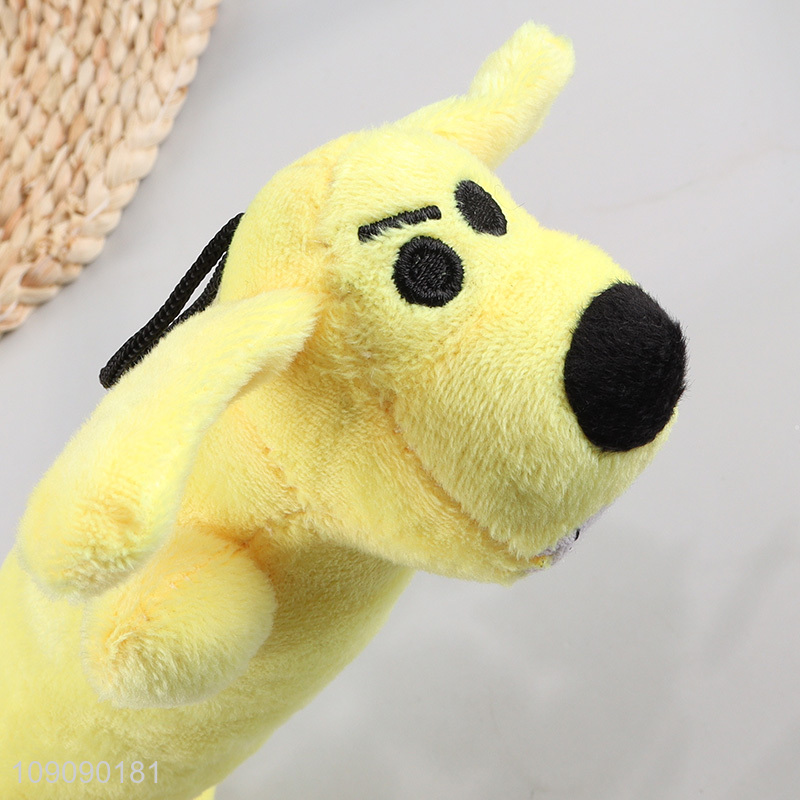 Top selling dog shape pet chew toy squeaky toys for interactive toys