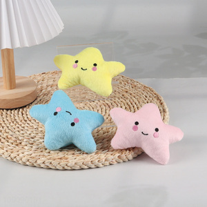 China supplier star shape plush pet chew toys interactive toys