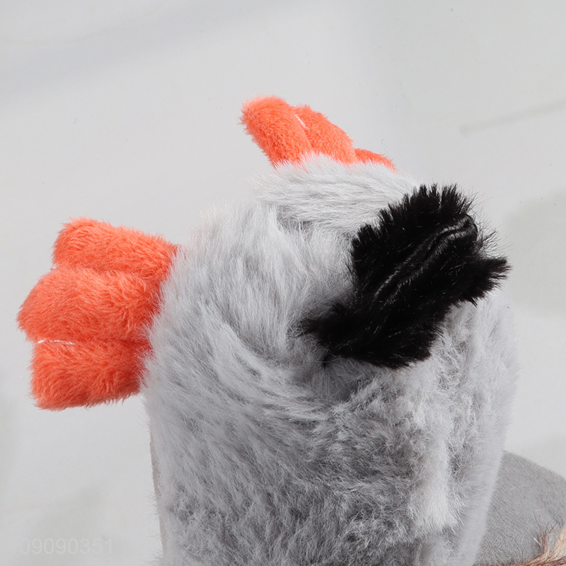 China wholesale duck shape plush pet chew toys squeaky toys interactive toys