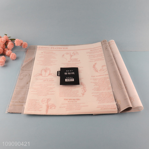 High Quality 20 Pieces 70*50cm Letter Tissue Paper Letter Flower Wrapping Paper