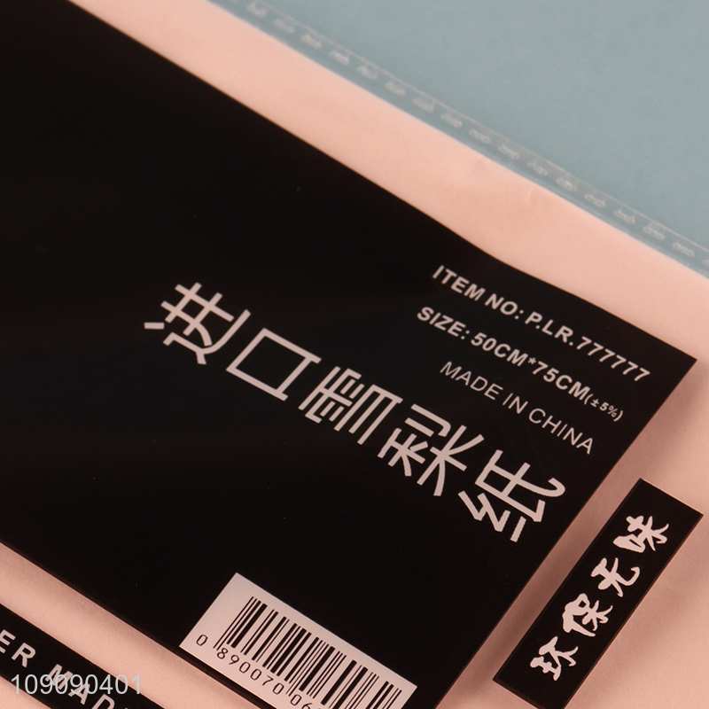 Factory Price 40 Pieces 70*50cm Tissue Paper for Gift Wrapping & Art Crafts