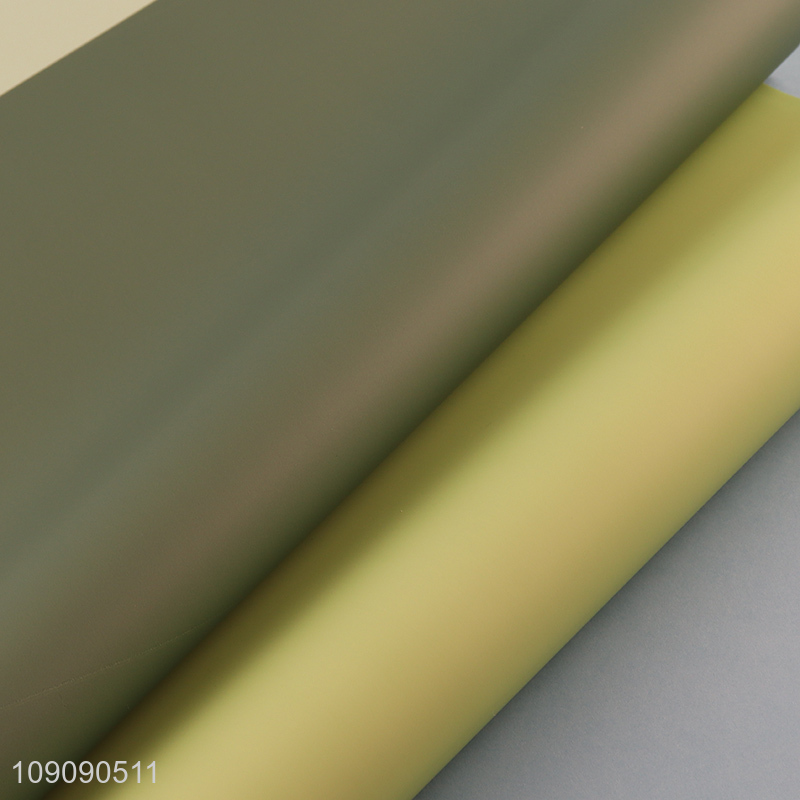 High Quality 10 Pieces 40*45cm Thick Waterproof Double Sided Bicolor Wrapping Paper