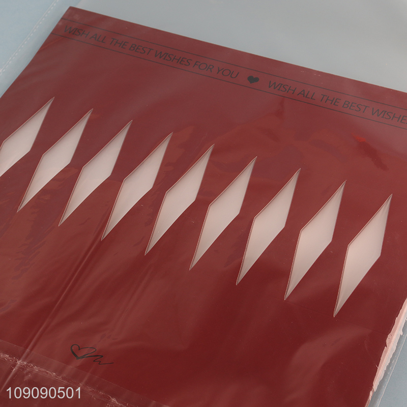 Online Wholesale 30*42cm Waterproof Flower Wrapping Paper Single Rose Packaging Bag