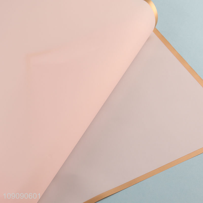 High Quality 20 Pieces 58*58cm Waterproof Flower Paper Wrap Flower Bouquet Wrapping Papaper