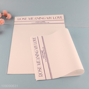 Good Quality 10 Pieces 46*32cm Waterproof Letter Wrapping Paper Flower Wrap Paper