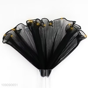 Factory Supply 28cm*5 Yards Flower Bouquet Wrapping mesh Paper With Led Lights