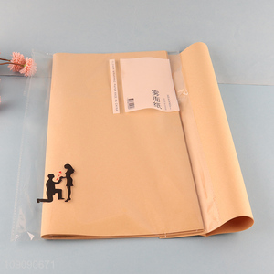 Factory Price 20 Pieces 45*45cm Kraft Paper for Gift Wrapping Flower Boquet