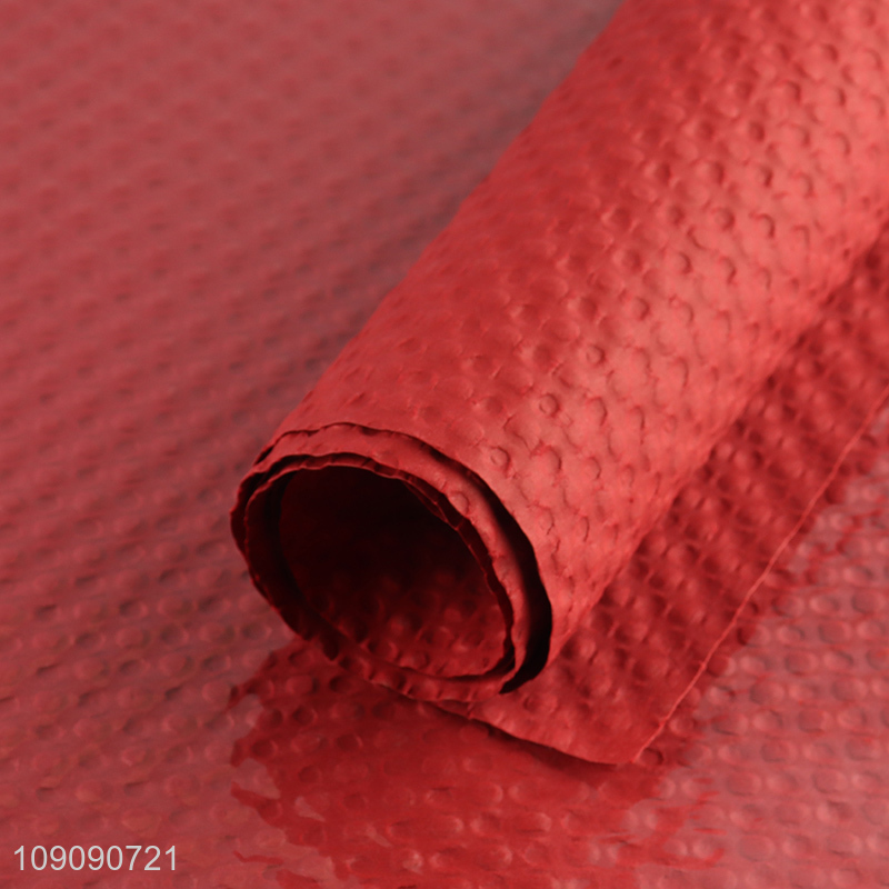 Good Quality 10 Pieces 53*53cm Solid Color Flower Bouquet Wrapping Paper Wholesale